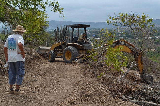 Digging septic tank